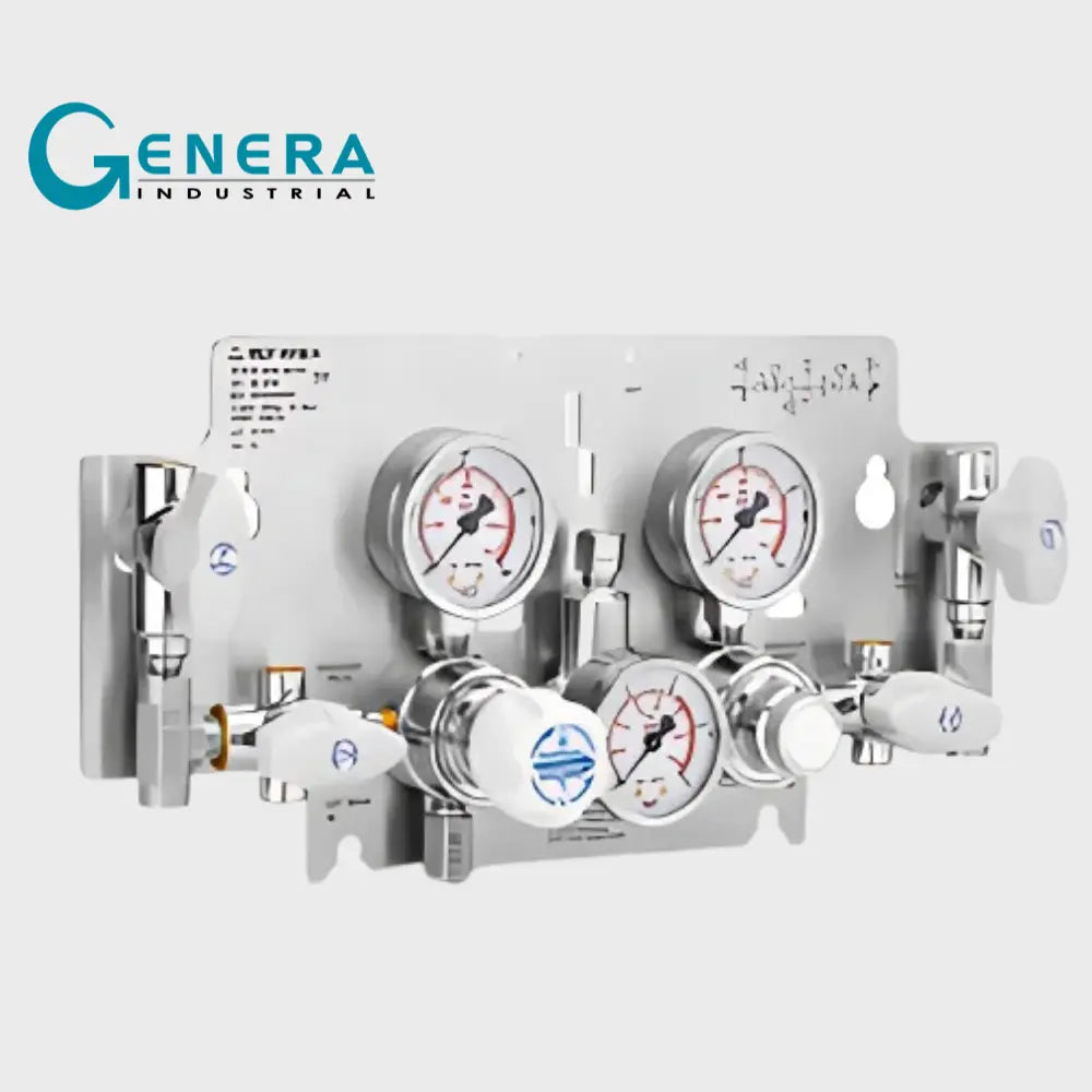 CENTRAL DE GASES SEMIAUTOMATICA DOBLE MULTIGAS SERIE CCCB-174 IN/OUT 1/4 NPTF BRCR
