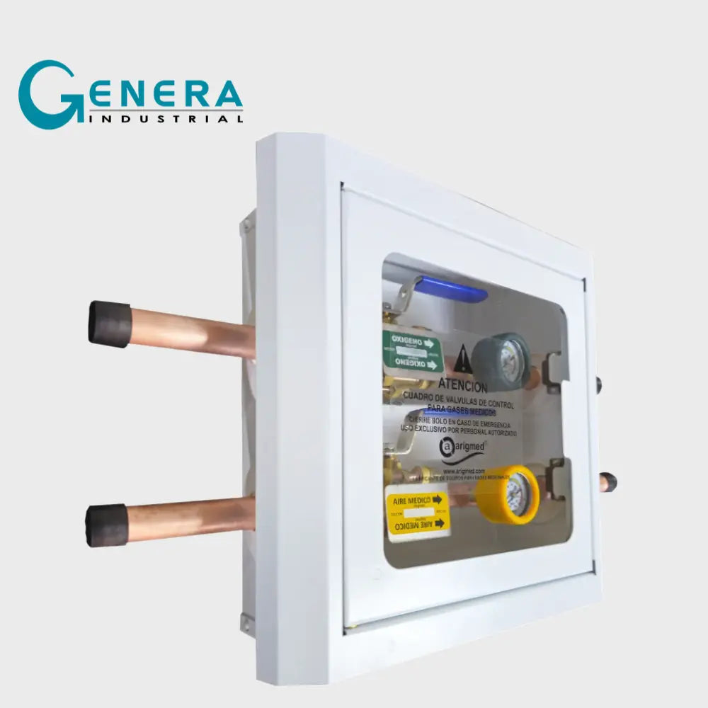 CAJA DE VÁLVULA PARA GASES MEDICINALES