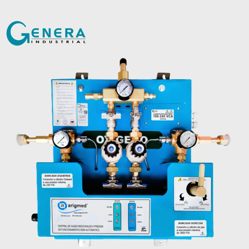 CENTRAL DE CILINDROS SEMIAUTOMÁTICA TIPO MÉDICO HÍBRIDA