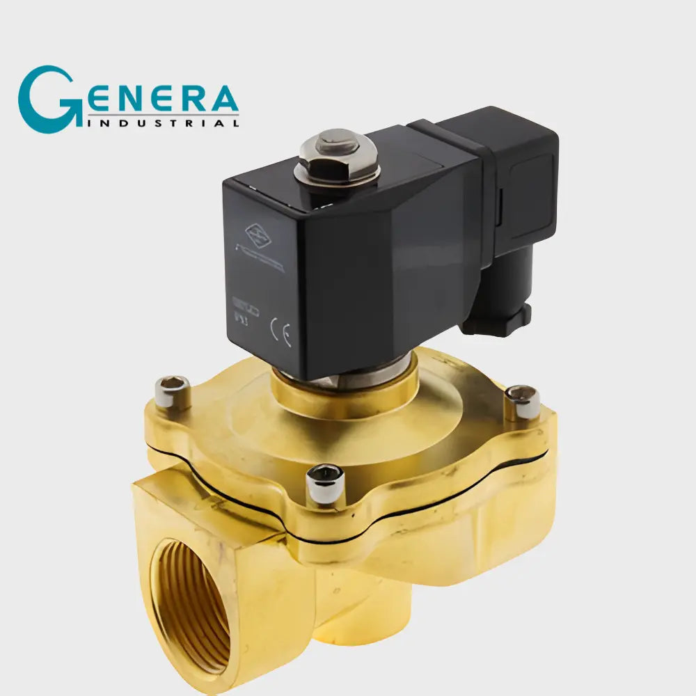 ELECTROVALVULA DE BRONCE 200º