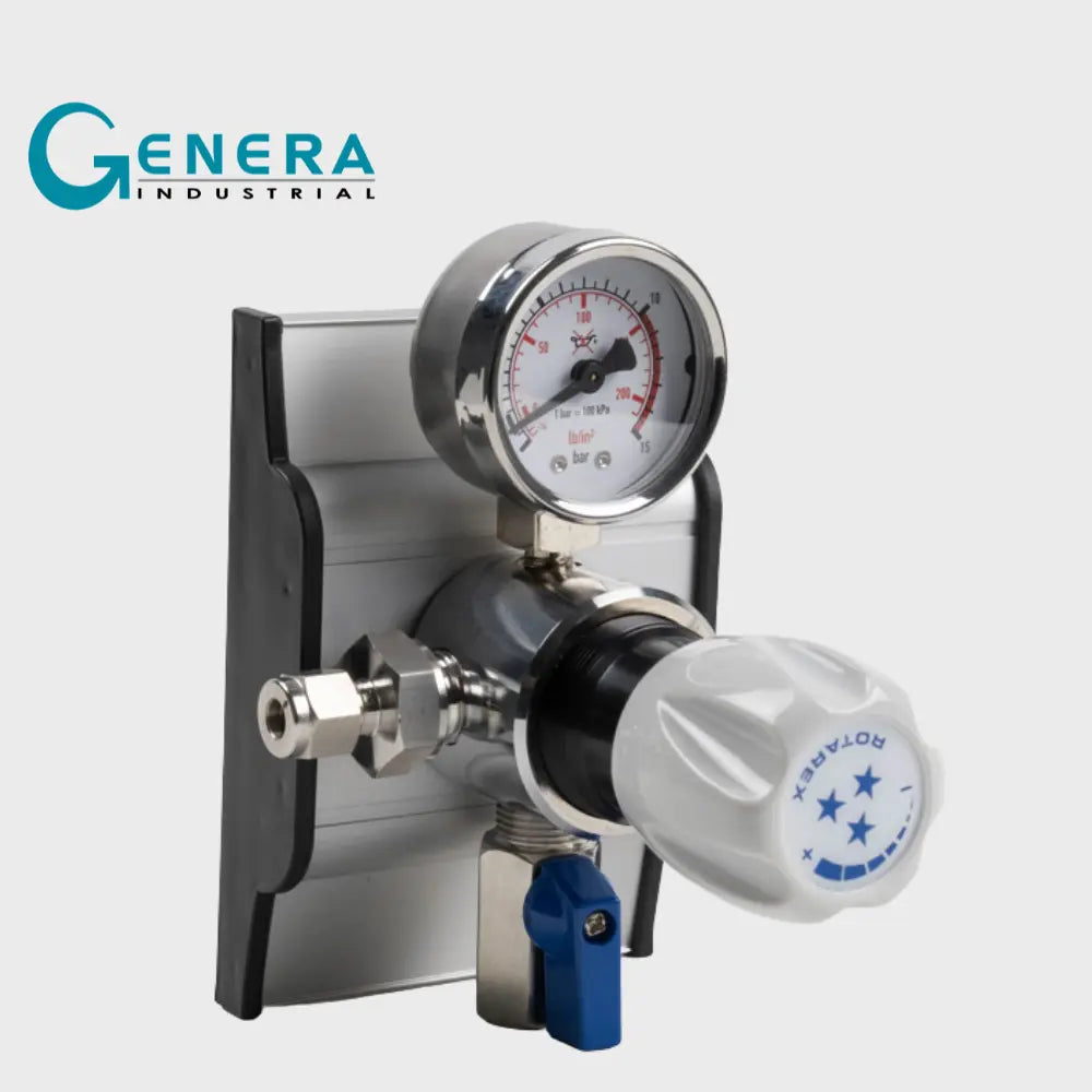 PUESTO DE CONSUMO MULTIGAS ROTAREX SERIE SLS20 DE 0 A 10 BAR 3/8 GF X 1/4 OD BRCR