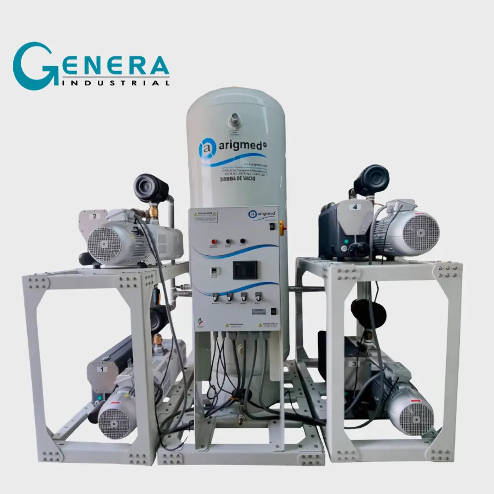 SISTEMA DE BOMBA DE VACÍO DE ASPAS LUBRICADAS CON ACEITE