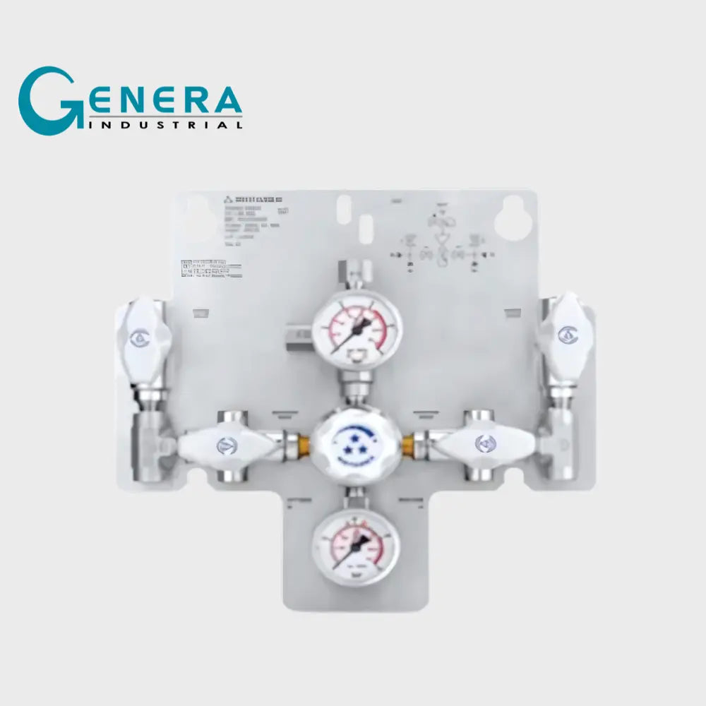 CENTRAL MANIFOLD DOBLE MANUALROTAREX EN ACERO INOXIDABLEMODELO CC283, PRESIÓN DE ENTRADA230 BA
