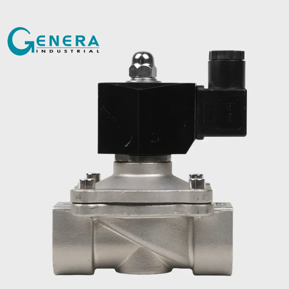 ELECTROVALVULA DE INOX 90º