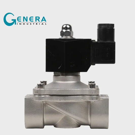 ELECTROVALVULA DE INOX 90º