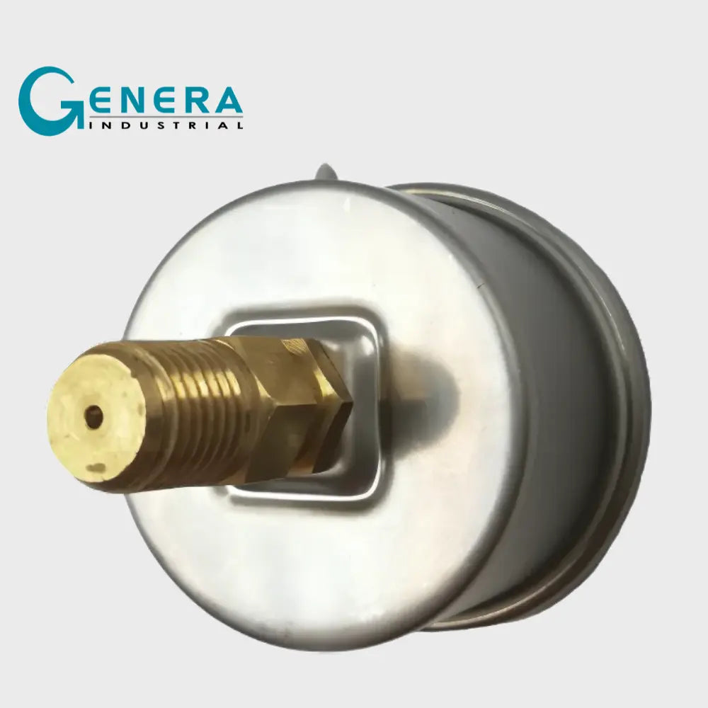 MANOMETRO SERIE INOX/BRONCE CON DN 40mm (1 1/4") POSTERIOR