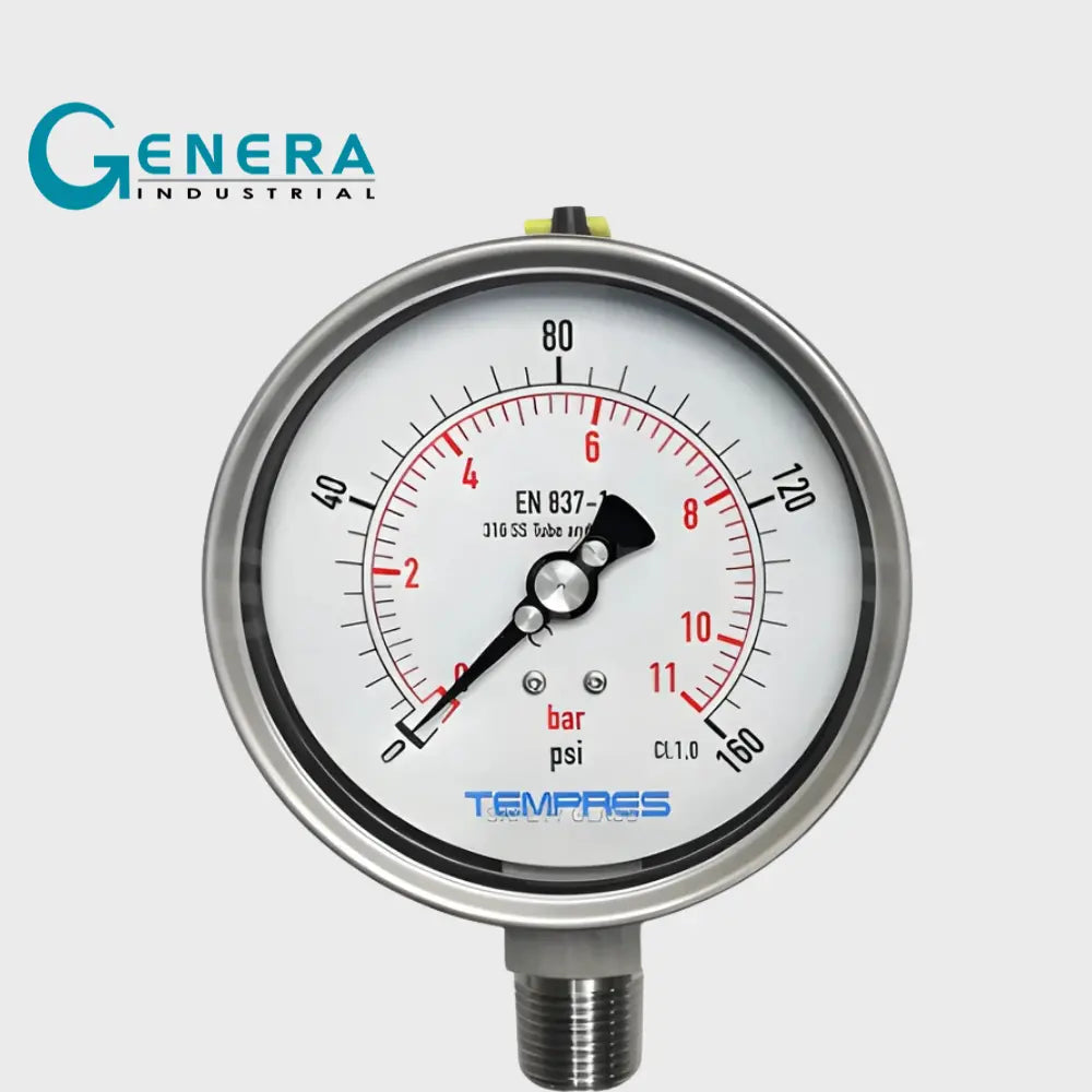 VACUOMETRO SERIE INOX DN 100mm (4")